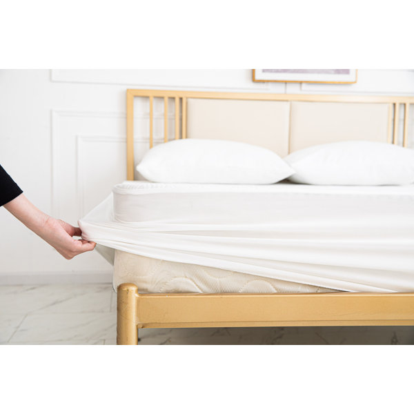 Collection Rayon From Bamboo Mattress Protector Queen Size